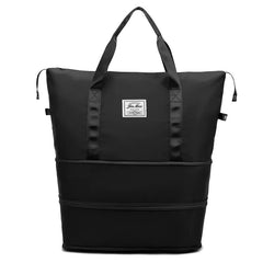 Large-Capacity Travel Bag Handbag, Duffle Bag with Wet Dry Separation