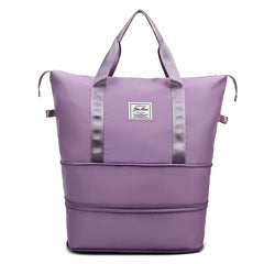 Large-Capacity Travel Bag Handbag, Duffle Bag with Wet Dry Separation