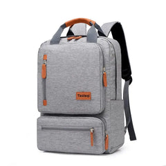 Men's Double Shoulder Bag Laptop Travel Backpack School Supplies
