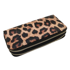 Leopard Pattern Clutch Bag Long Wallet European American