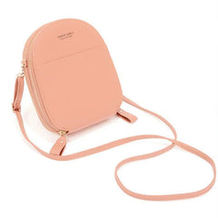 Soft Leather Cell Phone Purse Crossbody Handbag