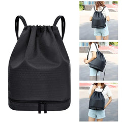 Drawstring Backpack Bags Waterproof Polyester Bag for Gym Travel