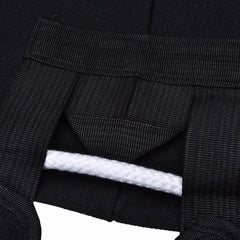 Canvas Drawstring Backpack Unisex School Bag Large Capacity Men's Backpack