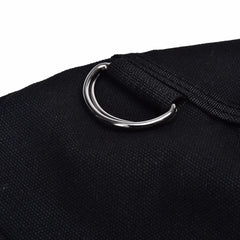 Canvas Drawstring Backpack Unisex School Bag Large Capacity Men's Backpack