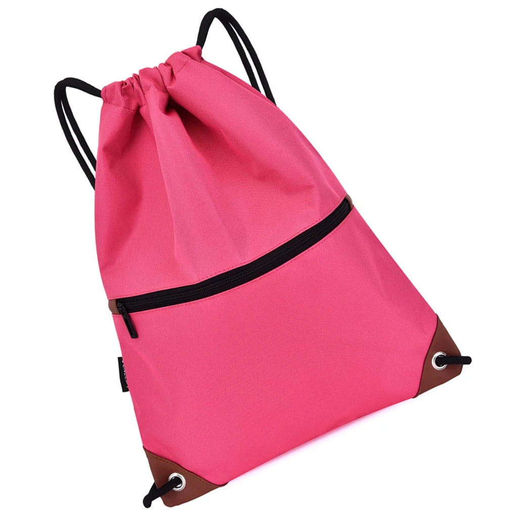 Drawstring Backpack Universal Carrier Pouch Gym Storage Bag