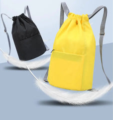 Drawstring Backpack Women Men Girls Sports Basketball Bag Lightweight