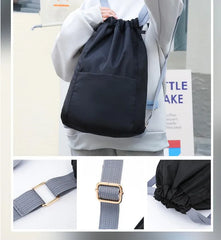 Drawstring Backpack Women Men Girls Sports Basketball Bag Lightweight
