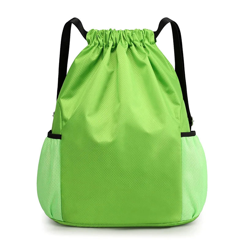 Large Capacity Drawstring Bag Backpack for Travel and Sports