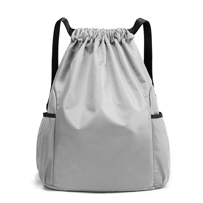 Large Capacity Drawstring Bag Backpack for Travel and Sports