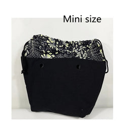 Colorful Print Lining Zipper Pocket for Mini Classic Obag