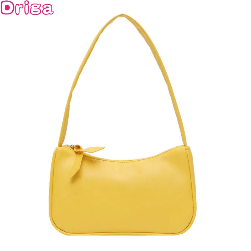 Retro Handbag Soft Leather Shoulder Bag