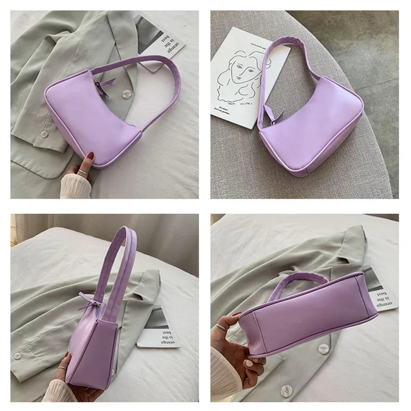 Retro Handbag Soft Leather Shoulder Bag