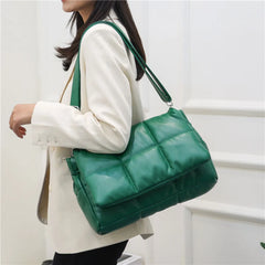Women Shoulder Bags Crossbody Handbags High Texture Lattice Bags