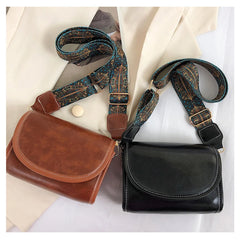 Retro Solid Pu Leather Shoulder Underarm Bag