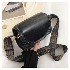 Retro Solid Pu Leather Shoulder Underarm Bag