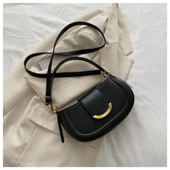 Solid Pu Leather Shoulder Bag Famous Purse Crossbody Bag