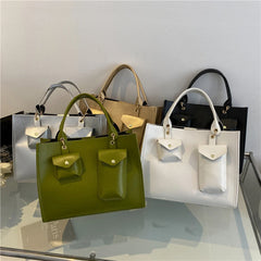 Summer Large Capacity Handbags Female Tote Shoulder Bags Shopping