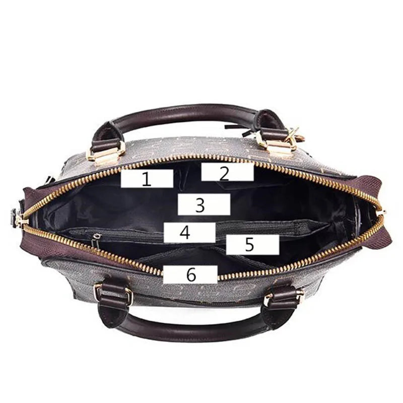 Tassel Designers Women PU Leather Bag Large Capacity Shoulder Bags Casual Tote