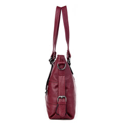 Women PU Leather Handbags Purses Soft Shoulder Bags For Women Messenger Bags