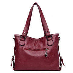 Women PU Leather Handbags Purses Soft Shoulder Bags For Women Messenger Bags