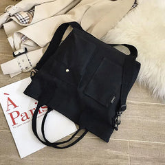 Canvas Women Handbags Shoulder Bags Tote Crossbody Bags Large Capacity