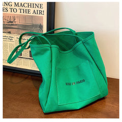 Casual Canvas Shoulder Bags Women Tote Handbags Large Capacity