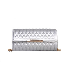Chain Shoulder Bags For Women Texture Square Handbags Famous Lozenge