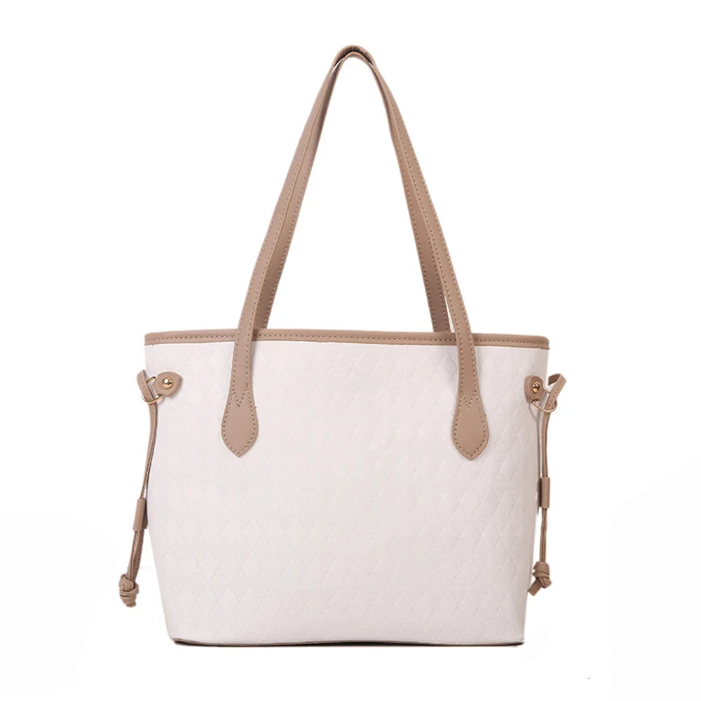 Plaid Bucket Handbags Contrast Colors Shoulder Bags Casual Bags