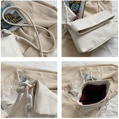 Cloud Handbags Totes Women Chain Underarm Shoulder Bags Pleated