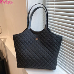 Retro Shoulder Bags Diamond Pattern Handbags Tote Bags Vintage Bags