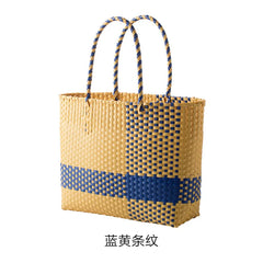 Driga Veget. Basket Shoulder Bags Women Travel Woven Handbags Female