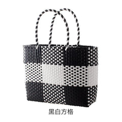 Driga Veget. Basket Shoulder Bags Women Travel Woven Handbags Female