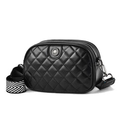 Women's Diamond Check Cross-body Bag Small Round Sell Bag