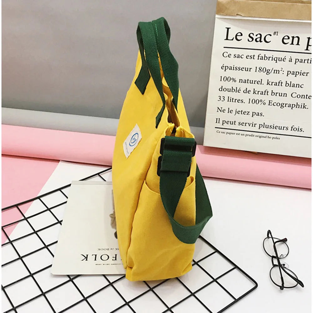 Large Canvas Tote Handbags Women Shopping Shoulder Bags Lady Crossbody Bags