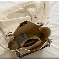 Large Capacity Women's Tote Handbag Chain Shoulder Bag