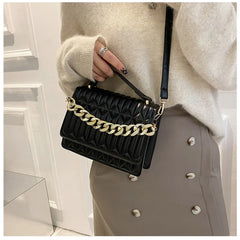 Retro Women Handbags Female Rhombus Chain Messenger Bags Square Shoulder Bags