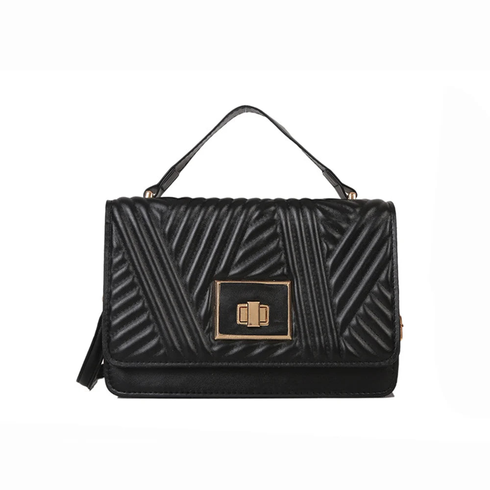 Embossed Shoulder Bags Solid Crossbody Bags Retro Purse And Bags