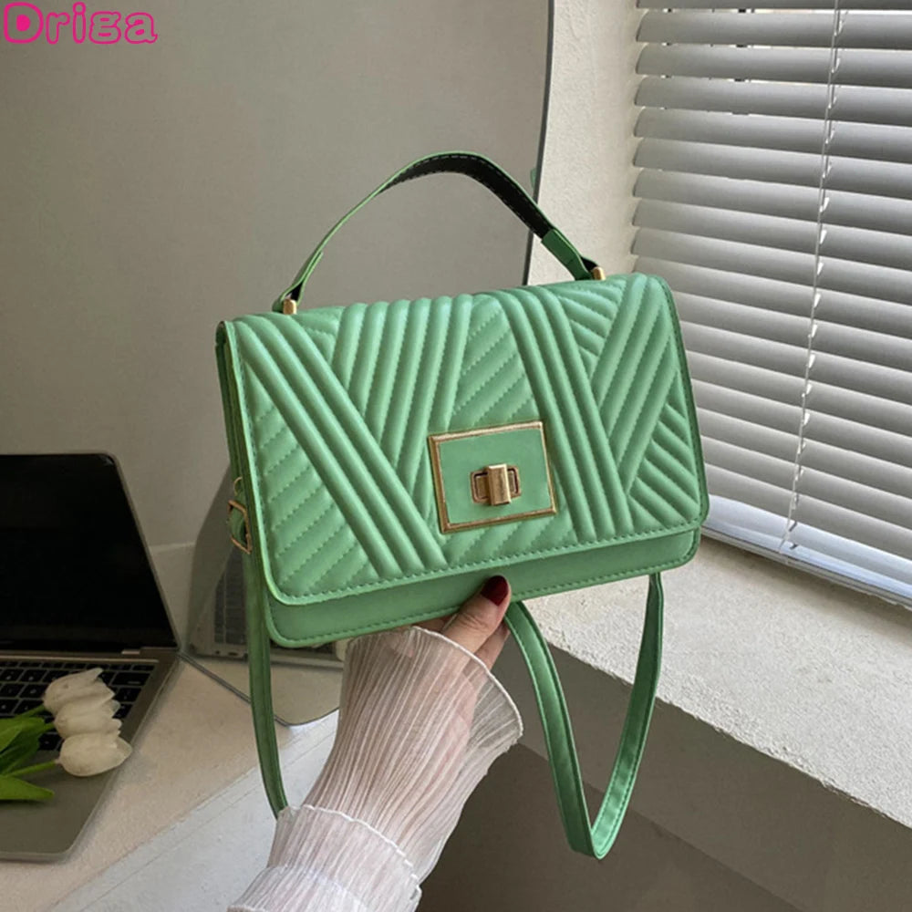 Embossed Shoulder Bags Solid Crossbody Bags Retro Purse And Bags