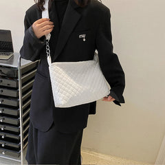 Women Shoulder Bags Diamond Crossbody Texture Shopping Casual Bag