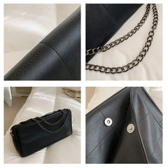 Retro Female Shoulder Bag Chain Handbag Fashionable Crossbody Bag
