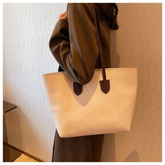 Large Capacity Shoulder Bags For Women Famous Handbags Pu Leather High Tote Bags
