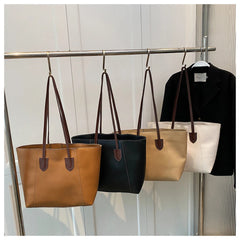 Large Capacity Shoulder Bags For Women Famous Handbags Pu Leather High Tote Bags