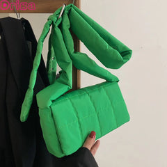 Sponge Pillow Crossbody Bags Women's Solid Shoulder Bags Diamond Handbags