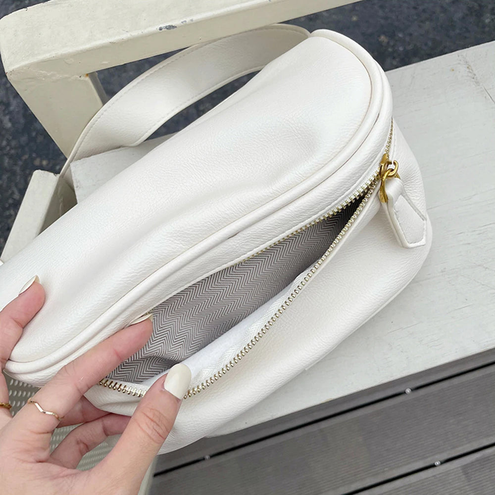 Texture Pillow Phoulder Bags Women Crossbody Bags Solid Casual Bags High Qu