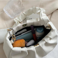 Cloud Crossbody Shoulder Bag Retro Fold Pleated Handle