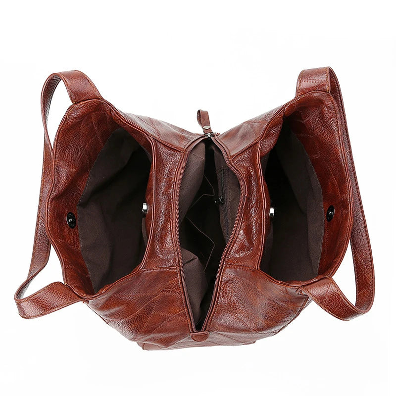 Vintage Women's Handbag Designer Shoulder Top-handle Bag