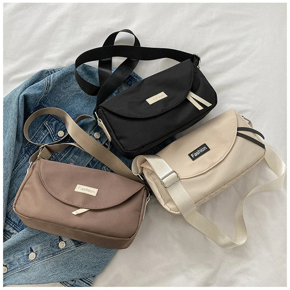 Women Shoulder Bags Solid Messenger Bags Purse And Handbags Oxford Cloth Casual