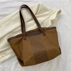 Women Canvas Handbags Tote Large Capacity Shoulder Bags Shopping And Travel Bags