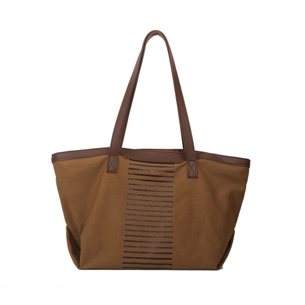Women Canvas Handbags Tote Large Capacity Shoulder Bags Shopping And Travel Bags