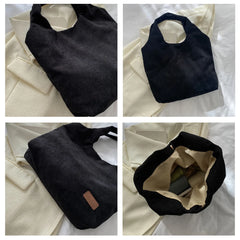 Women Fall Canvas Tote Underarm Shoulder Bags Large Capcity Bags